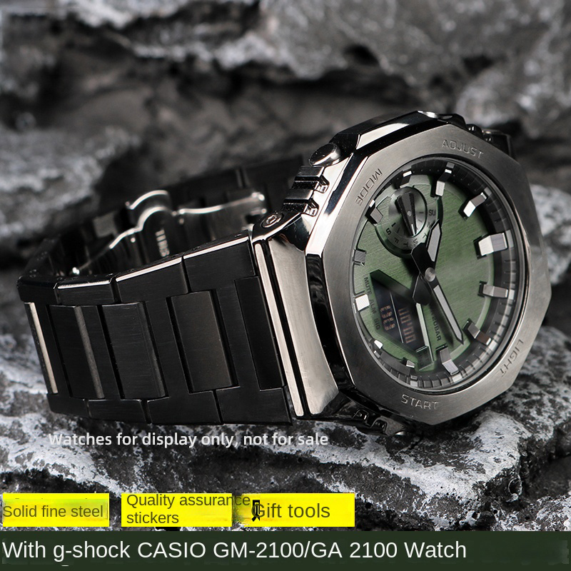 Casio Watch G-Shock Ga-2100 - Ga2100 Casioak Serie Metalen Band Voor